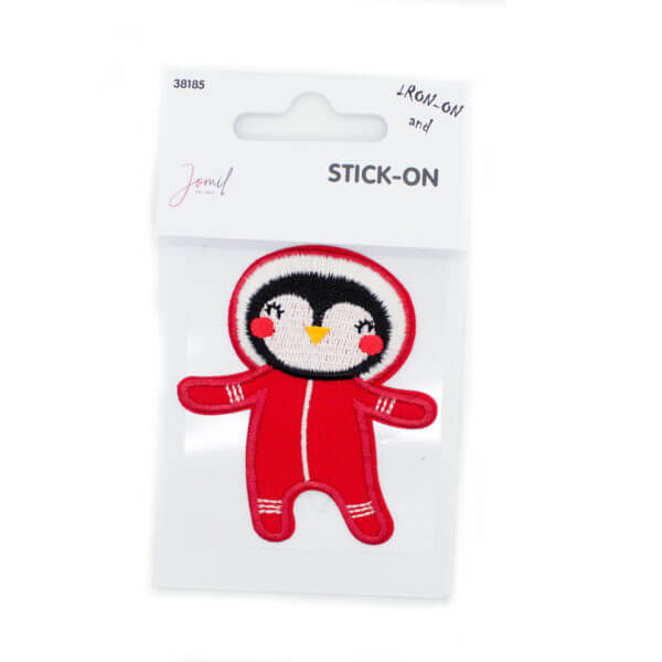 Stick-On Space Penguin Motif
